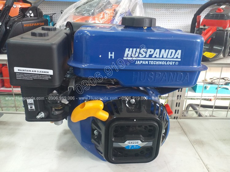 Động cơ xăng huspanda GX230(xanh) chính hãng