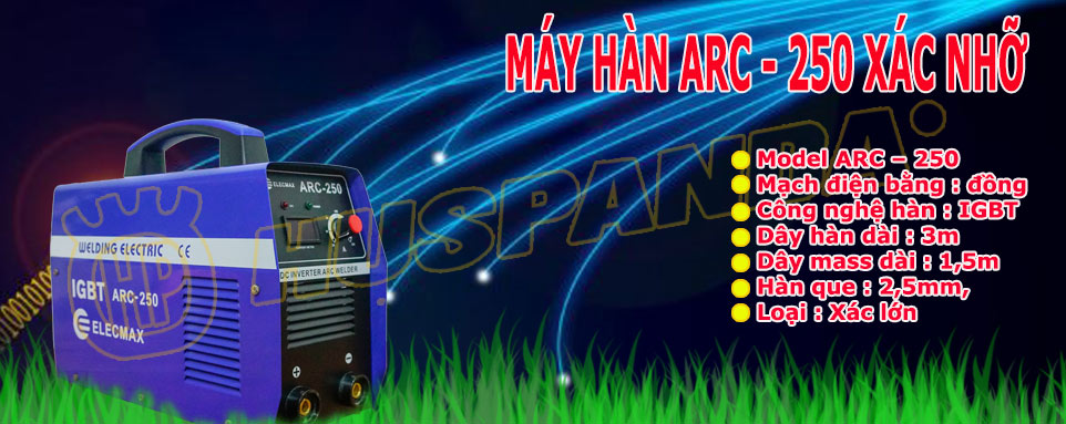 Máy hàn Elecmax ARC 250 xác nhỡ