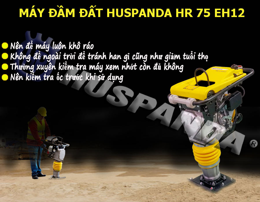Bảo quản máy đầm đất Huspanda HR 75 EH12