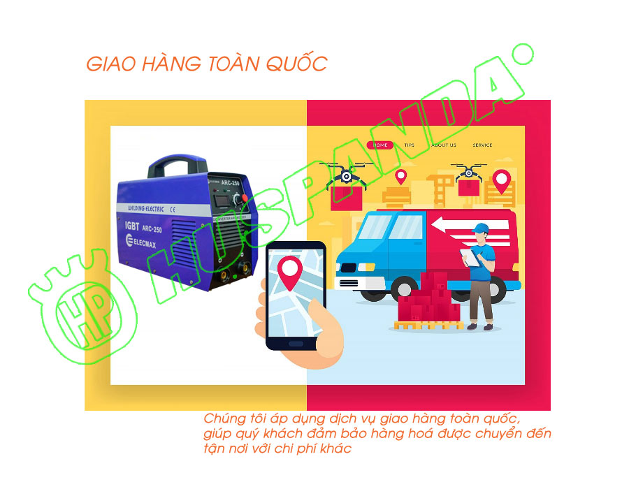 Chính sách giao hàng Thế Giới Máy