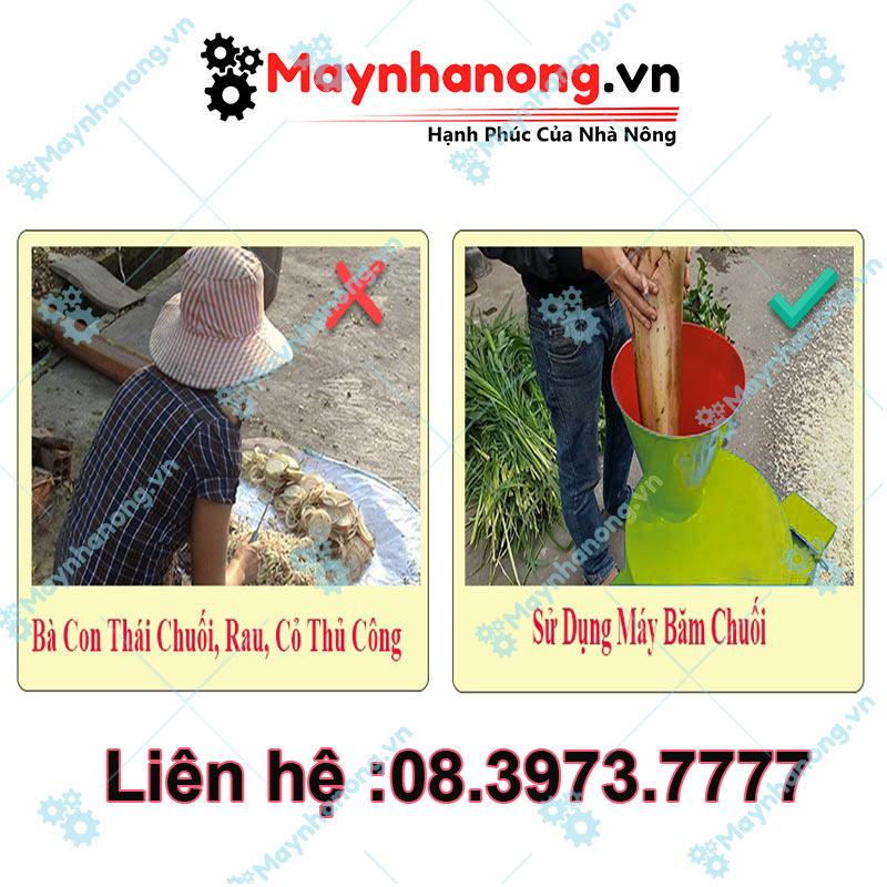 Sự tiện lợi khi sử dụng máy băm thái chuối đa năng TK2019.